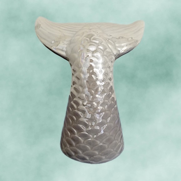 CERAMIC MERMAID TAIL NWT GRAY - Picture 6 of 9